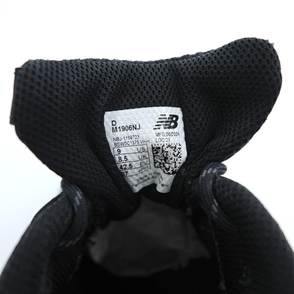 NEW BALANCE トリプルブラック 1906U Triple Black M1906NJ スニーカー 27cm メッシュ N-ERGY ABZORB