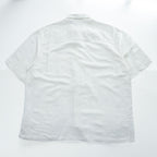 VAN HEUSEN 90年代 ヴィンテージ ウォッシャブルリネン 半袖シャツ L ホワイト WASHABLE LINEN ボックスシルエット