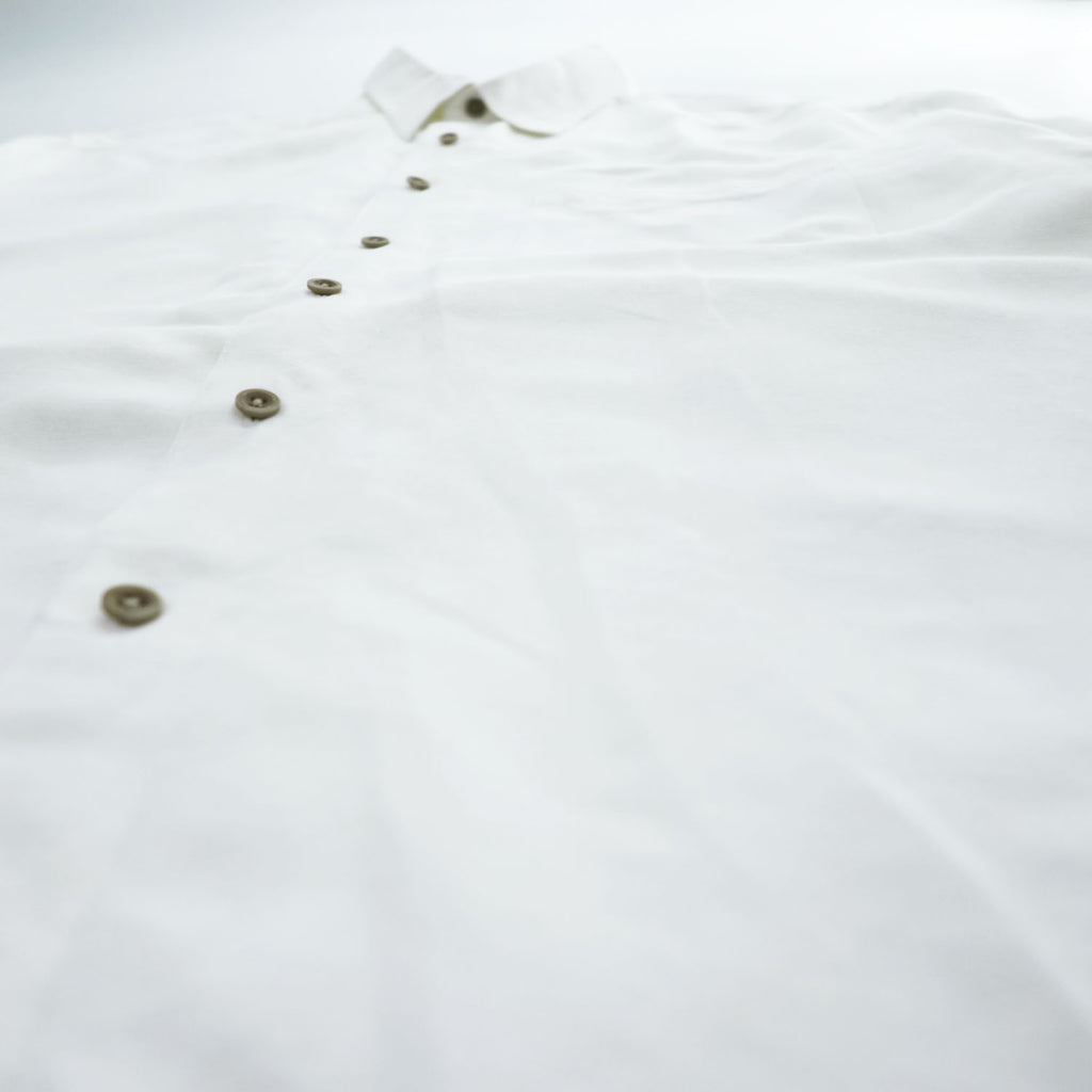 VAN HEUSEN 90年代 ヴィンテージ ウォッシャブルリネン 半袖シャツ L ホワイト WASHABLE LINEN ボックスシルエット