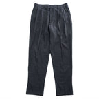 COMOLI 日本製 リネンウール2タック パンツ スラックス M グレー プリーツ 15S-03001