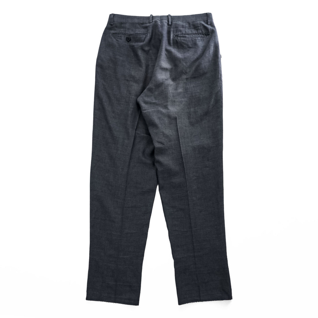COMOLI 日本製 リネンウール2タック パンツ スラックス M グレー プリーツ 15S-03001