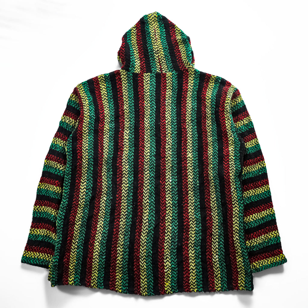 BAJA JOE ラスタカラー メキシカンパーカー バハフーディ 3XL プルオーバー カンガルーポケット メキシコ製