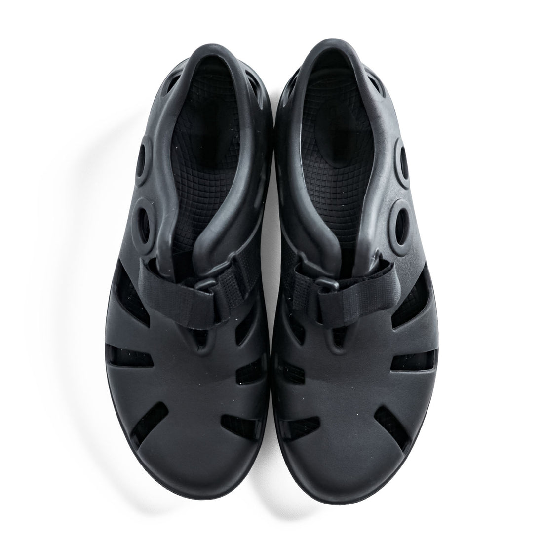 OOFOS OOcandOO Recovery Sandals US10 Black