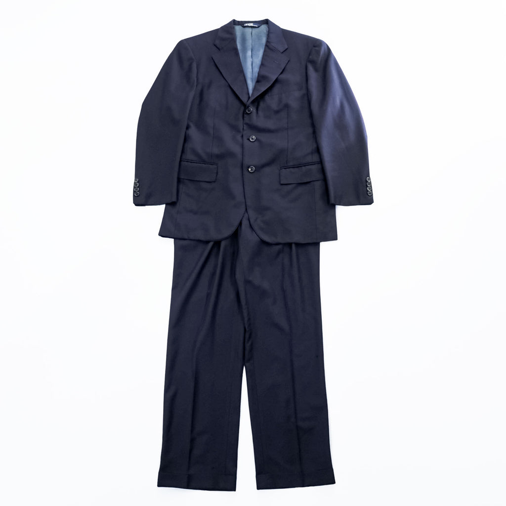Polo Ralph Lauren 90年代 日本製 ヴィンテージ セットアップ スーツ L ネイビー インパクト21