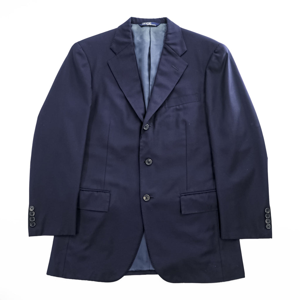 Polo Ralph Lauren 90年代 日本製 ヴィンテージ セットアップ スーツ L ネイビー インパクト21