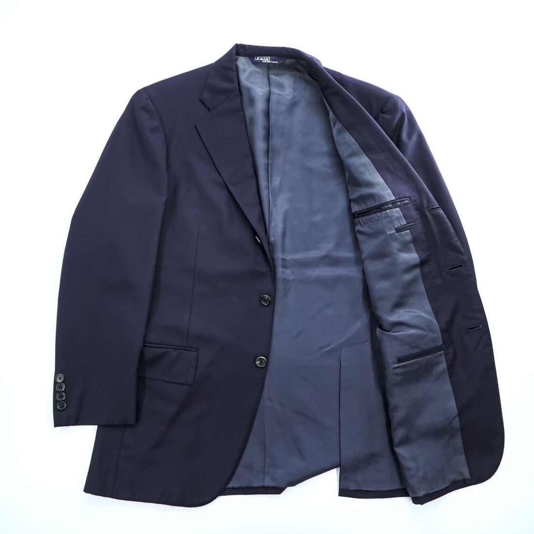 Polo Ralph Lauren 90年代 日本製 ヴィンテージ セットアップ スーツ L ネイビー インパクト21