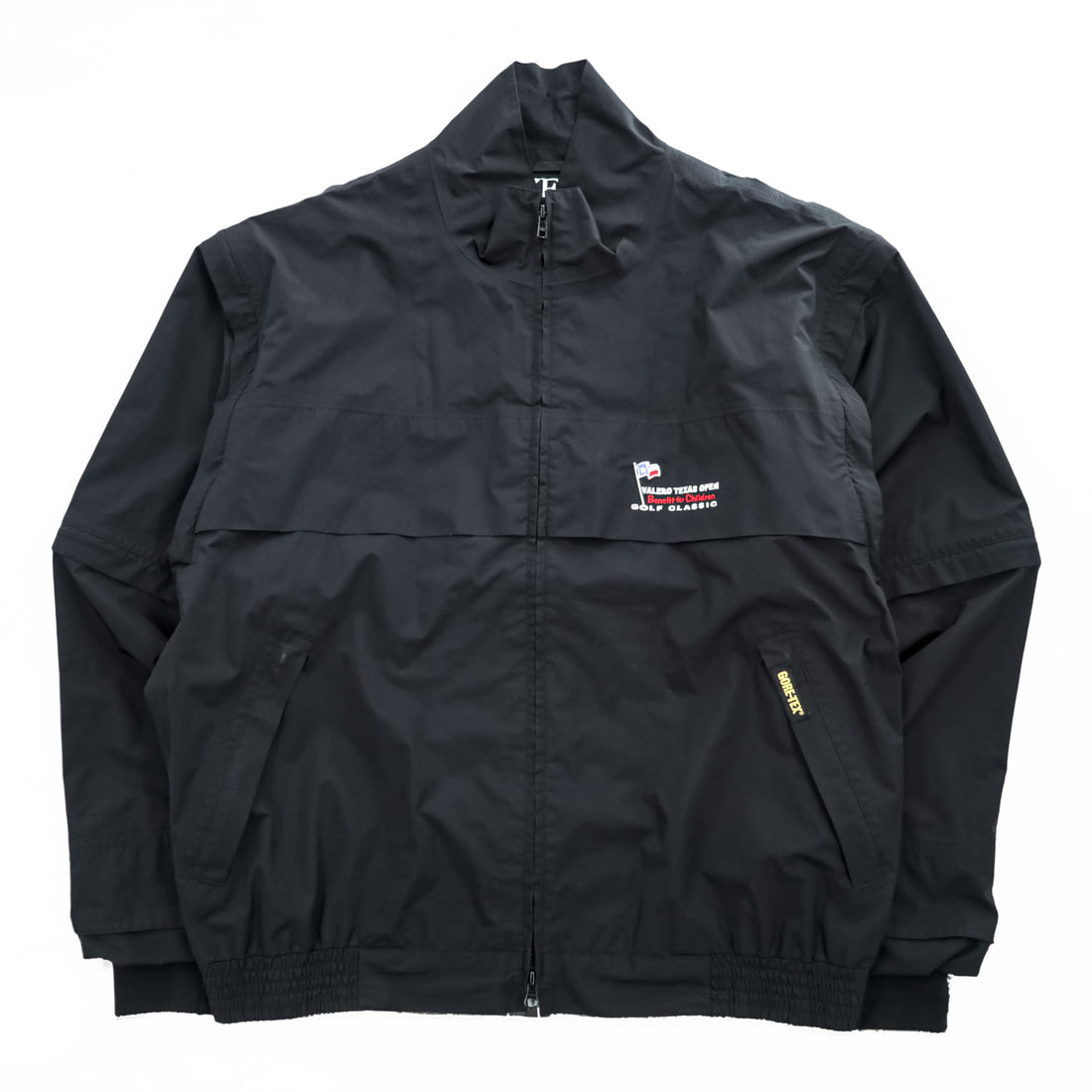 ZERO RESTRICTION 90年代 GORE-TEX ゴアテックス 3WAY コンバーチブル ジップジャケット L ブラック 防水 ベスト 半袖
