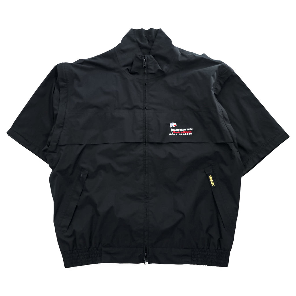 ZERO RESTRICTION 90年代 GORE-TEX ゴアテックス 3WAY コンバーチブル ジップジャケット L ブラック 防水 ベスト 半袖