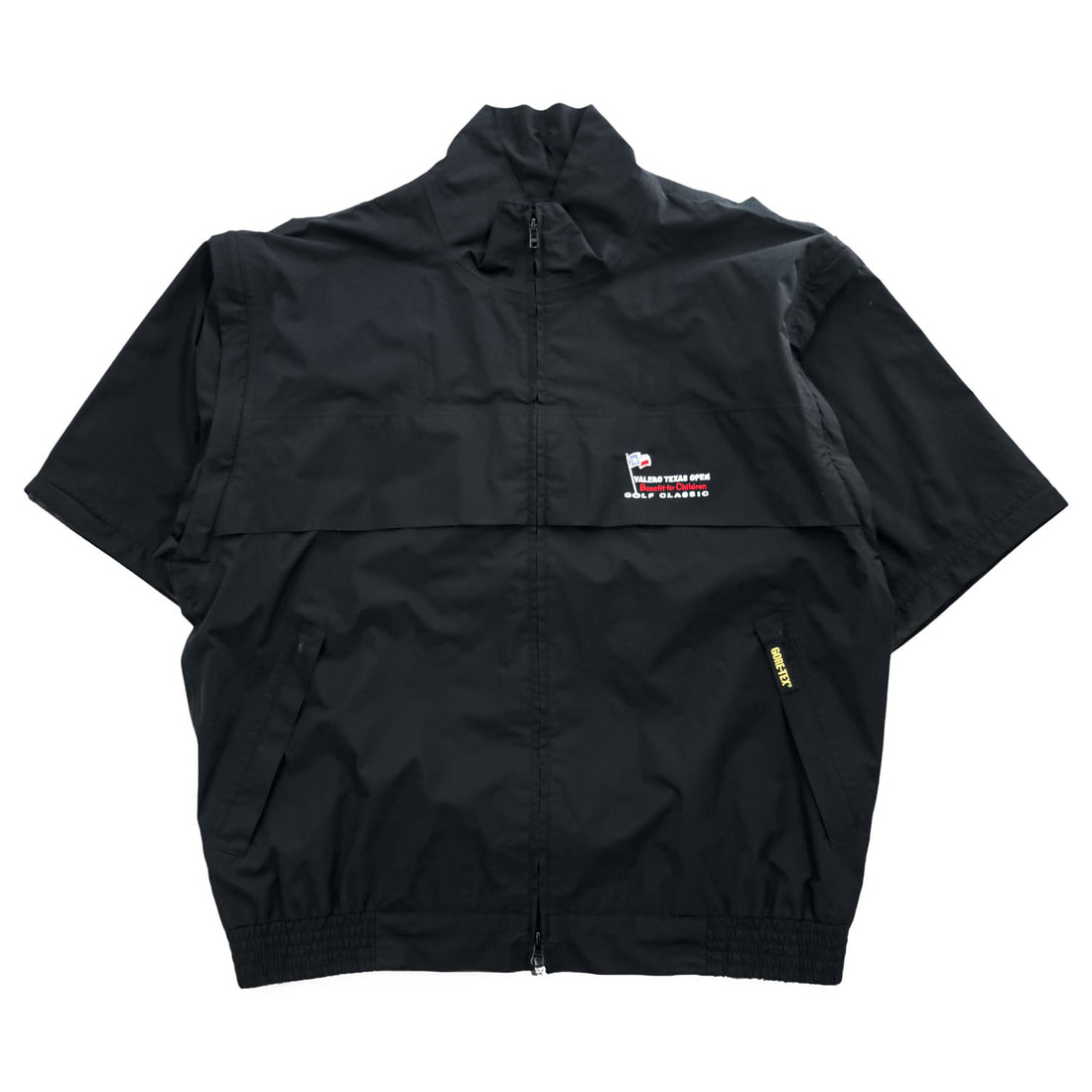 ZERO RESTRICTION 90年代 GORE-TEX ゴアテックス 3WAY コンバーチブル ジップジャケット L ブラック 防水 ベスト 半袖