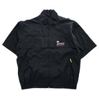 ZERO RESTRICTION 90年代 GORE-TEX ゴアテックス 3WAY コンバーチブル ジップジャケット L ブラック 防水 ベスト 半袖