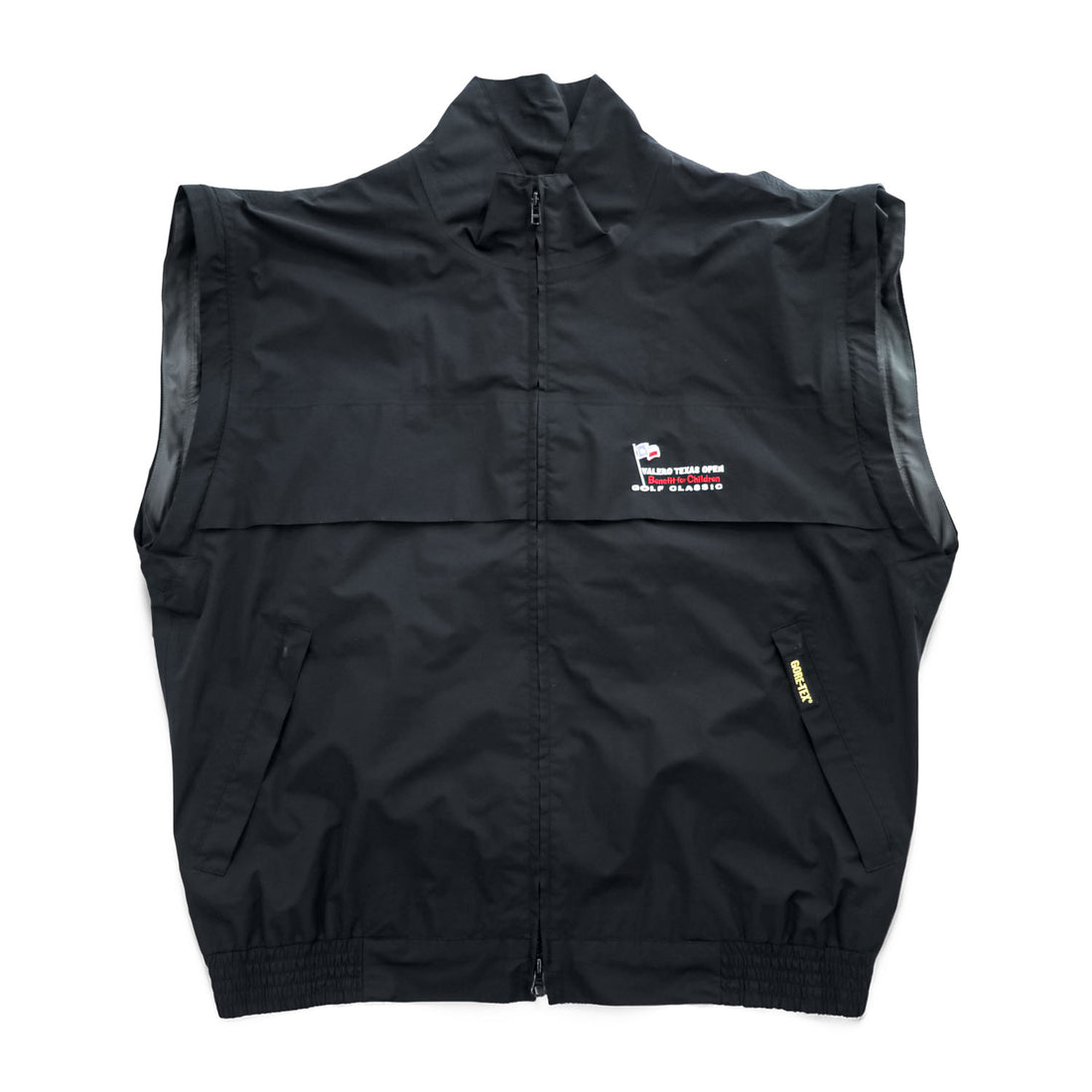ZERO RESTRICTION 90年代 GORE-TEX ゴアテックス 3WAY コンバーチブル ジップジャケット L ブラック 防水 ベスト 半袖