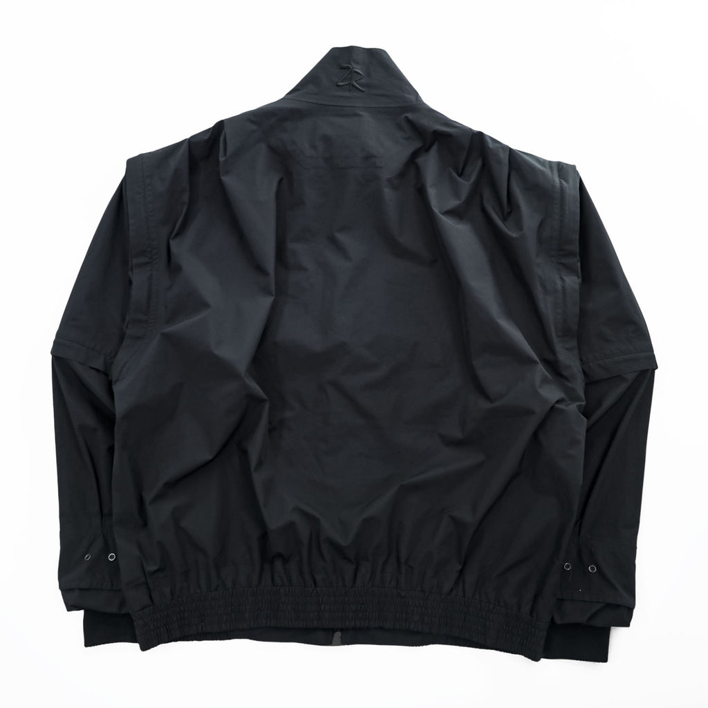 ZERO RESTRICTION 90年代 GORE-TEX ゴアテックス 3WAY コンバーチブル ジップジャケット L ブラック 防水 ベスト 半袖