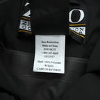 ZERO RESTRICTION 90年代 GORE-TEX ゴアテックス 3WAY コンバーチブル ジップジャケット L ブラック 防水 ベスト 半袖