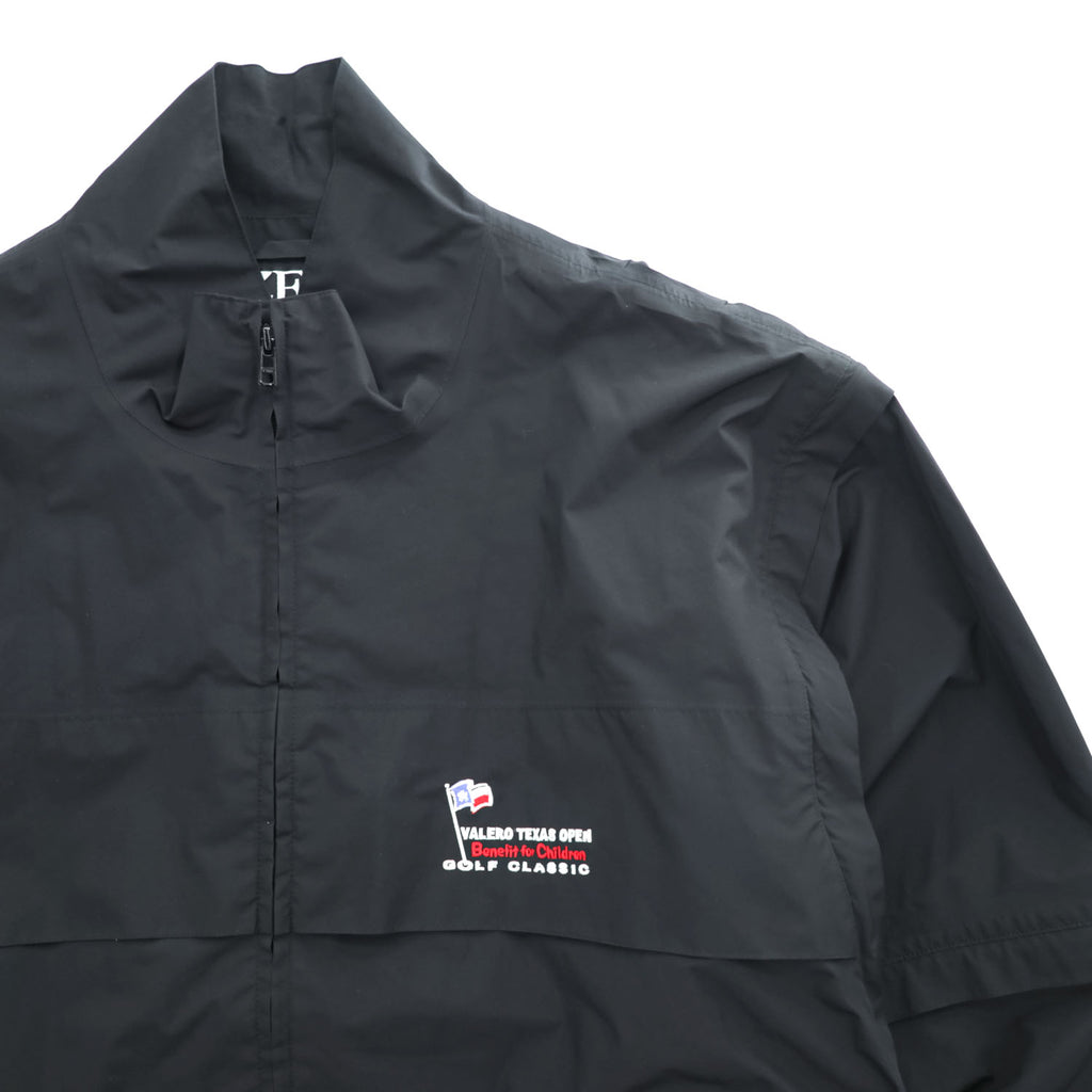 ZERO RESTRICTION 90年代 GORE-TEX ゴアテックス 3WAY コンバーチブル ジップジャケット L ブラック 防水 ベスト 半袖
