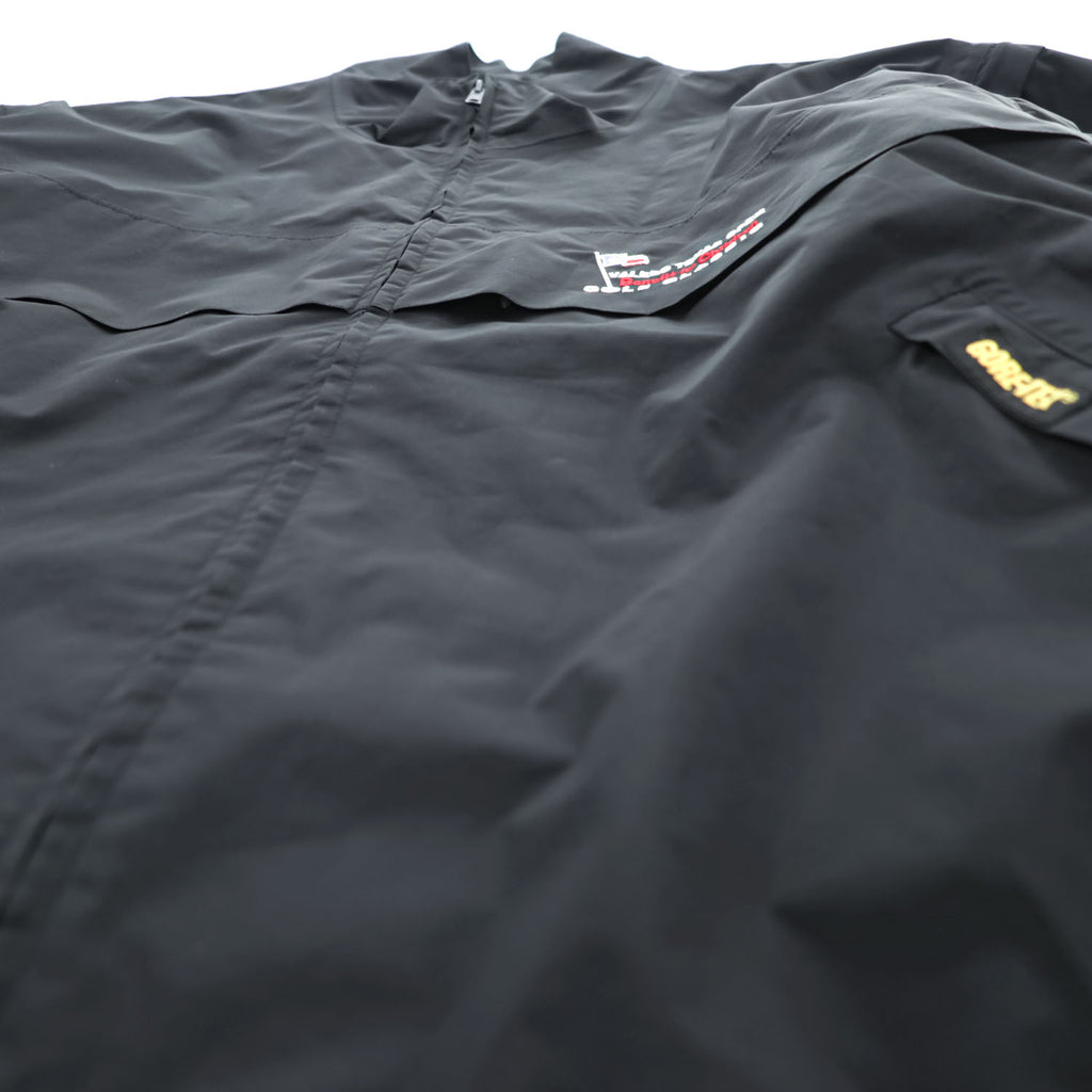 ZERO RESTRICTION 90年代 GORE-TEX ゴアテックス 3WAY コンバーチブル ジップジャケット L ブラック 防水 ベスト 半袖