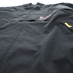 ZERO RESTRICTION 90年代 GORE-TEX ゴアテックス 3WAY コンバーチブル ジップジャケット L ブラック 防水 ベスト 半袖