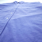 Graphpaper 長袖 オックスフォードシャツ Oxford Oversized B.D.SHIRT ブルー ボタンダウン 24SS GN241-50021B 日本製