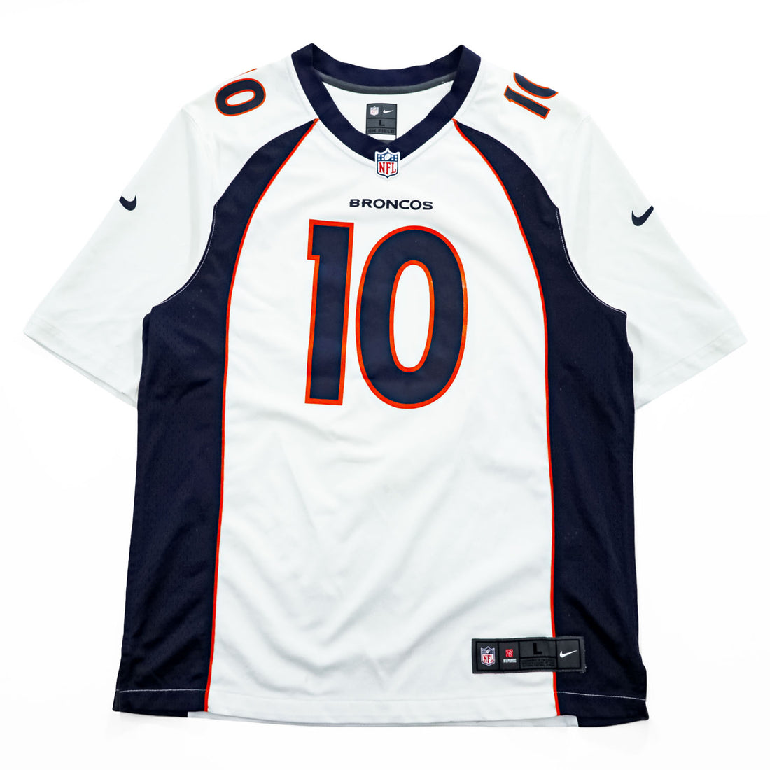 Nike NFL On Field White Football Jersey L Made in Guatemala