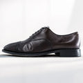 JOHNSTON&MURPHY ストレートチップ レザー ドレスシューズ 革靴 27.5cm オックスフォード キャップトゥ 08565