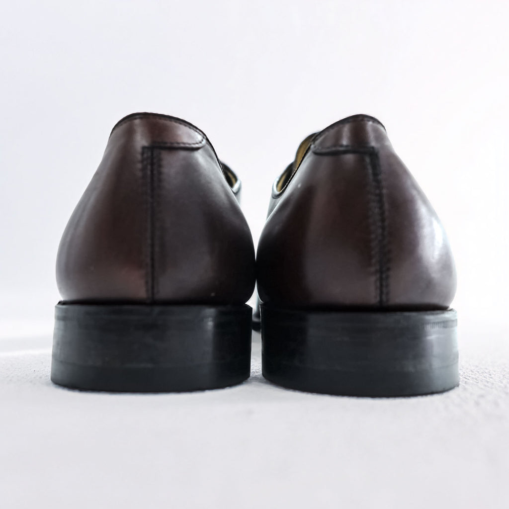 JOHNSTON&MURPHY ストレートチップ レザー ドレスシューズ 革靴 27.5cm オックスフォード キャップトゥ 08565