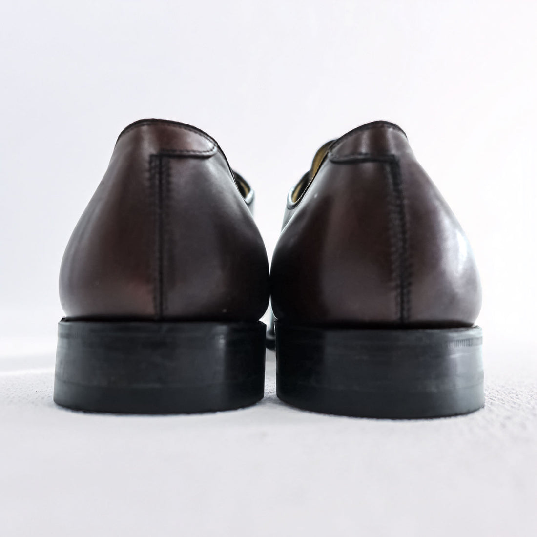 JOHNSTON&MURPHY ストレートチップ レザー ドレスシューズ 革靴 27.5cm オックスフォード キャップトゥ 08565