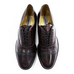 JOHNSTON&MURPHY ストレートチップ レザー ドレスシューズ 革靴 27.5cm オックスフォード キャップトゥ 08565