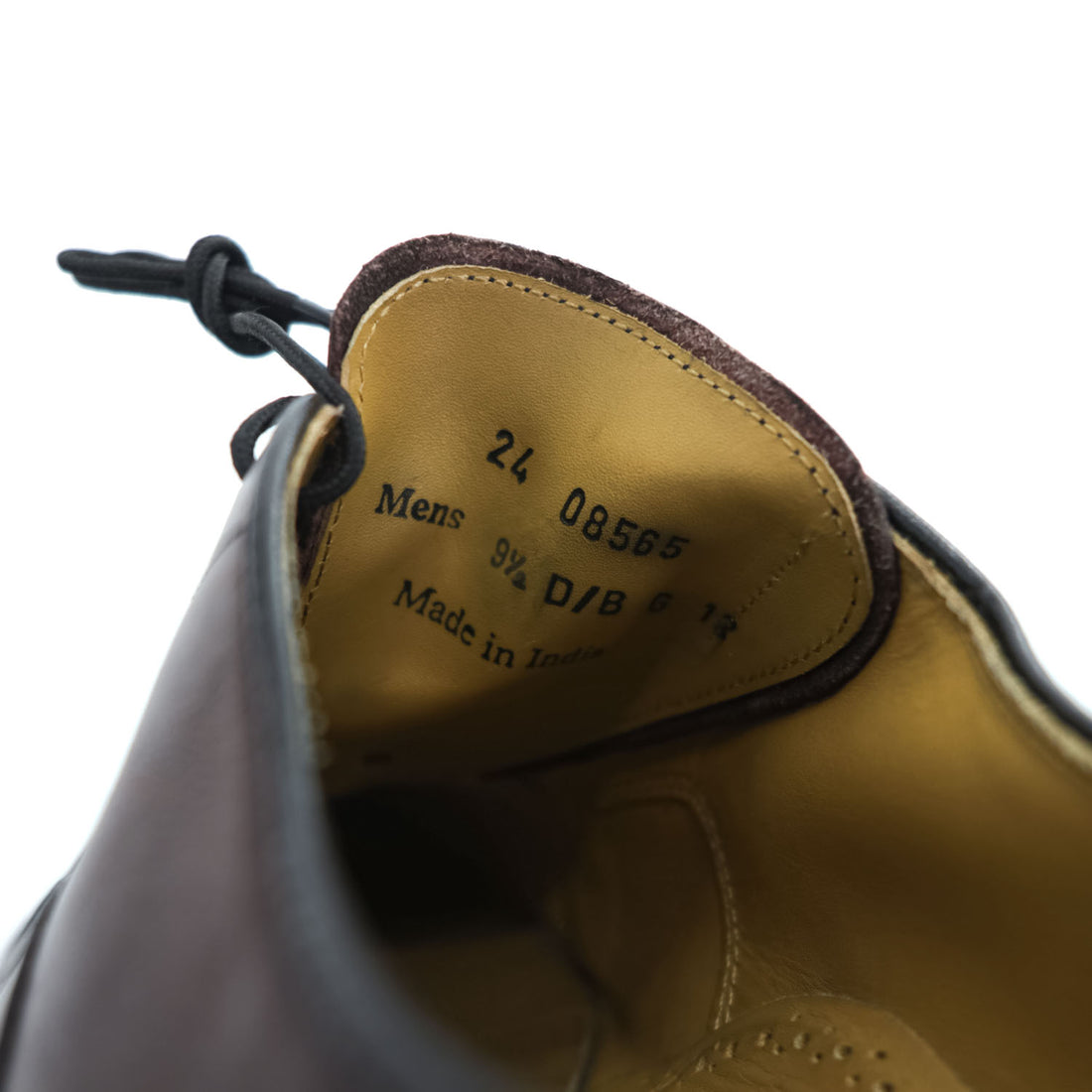 JOHNSTON&MURPHY ストレートチップ レザー ドレスシューズ 革靴 27.5cm オックスフォード キャップトゥ 08565