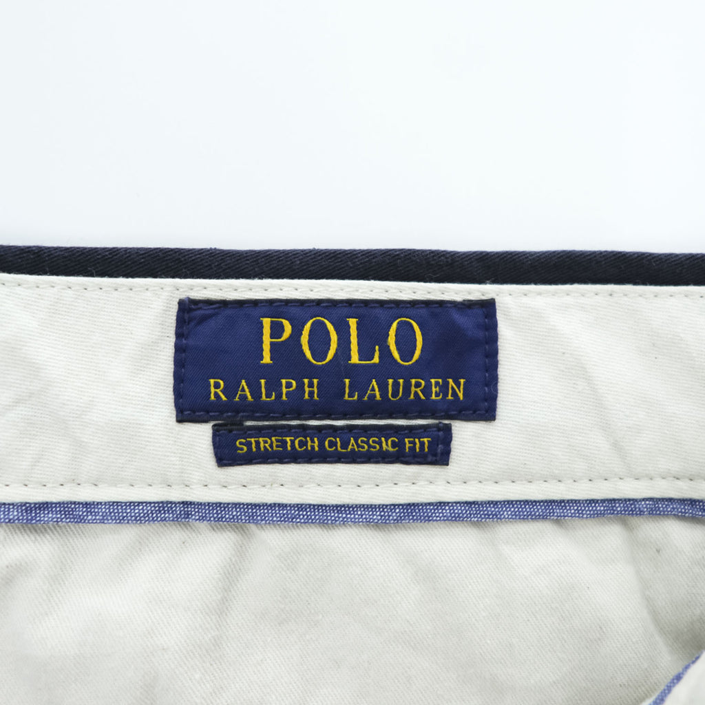 Polo Ralph Lauren チノパンツ L ネイビー THE POLO CHINO STRETCH CLASSIC FIT ストレッチ クラシックフィット