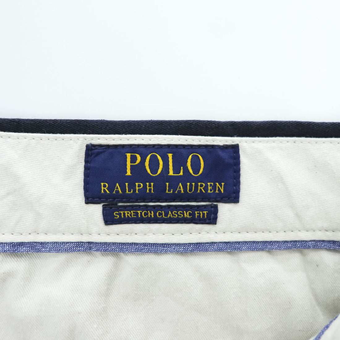 Polo Ralph Lauren チノパンツ L ネイビー THE POLO CHINO STRETCH CLASSIC FIT ストレッチ クラシックフィット