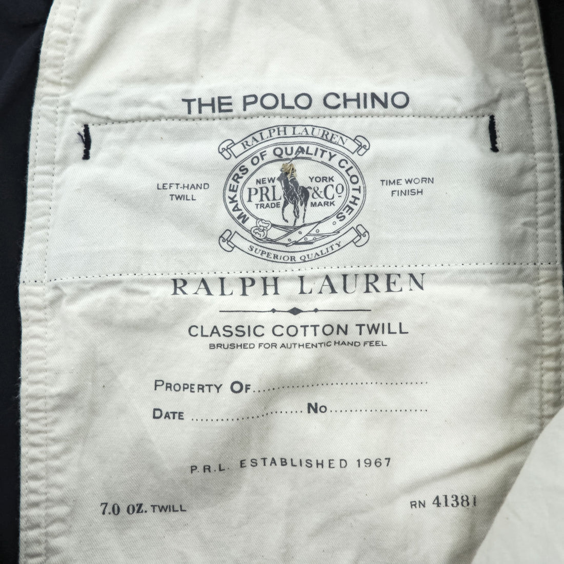 Polo Ralph Lauren チノパンツ L ネイビー THE POLO CHINO STRETCH CLASSIC FIT ストレッチ クラシックフィット