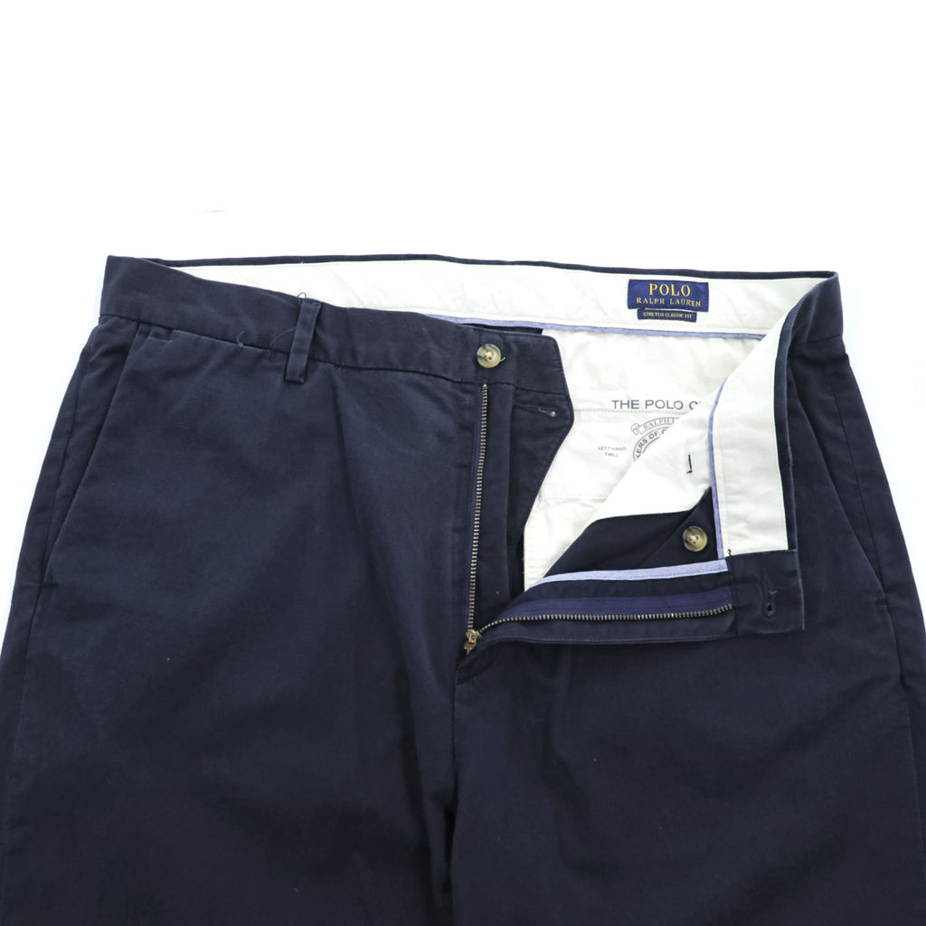 Polo Ralph Lauren チノパンツ L ネイビー THE POLO CHINO STRETCH CLASSIC FIT ストレッチ クラシックフィット