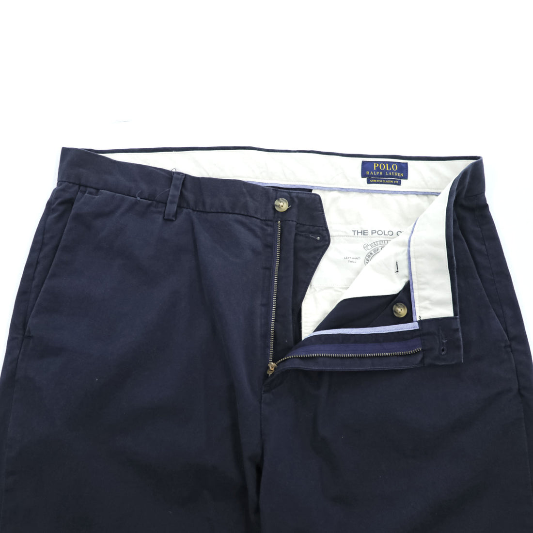 Polo Ralph Lauren チノパンツ L ネイビー THE POLO CHINO STRETCH CLASSIC FIT ストレッチ クラシックフィット