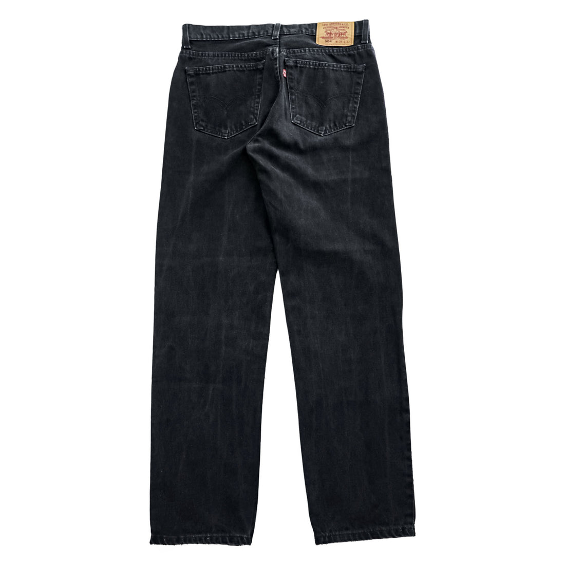 Levi’s 504 Black Denim Jeans W34 L32 1999 Made in Australia Straight Fit Cotton