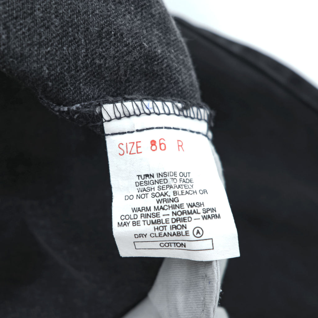 Levi’s 504 Black Denim Jeans W34 L32 1999 Made in Australia Straight Fit Cotton