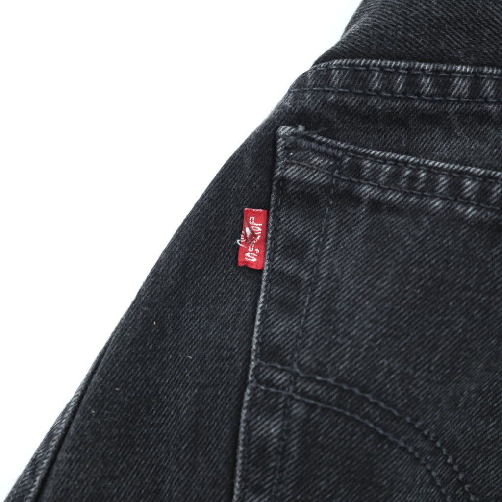 Levi’s 504 Black Denim Jeans W34 L32 1999 Made in Australia Straight Fit Cotton