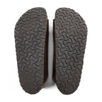BIRKENSTOCK ドイツ製 ルカ LUCCA レザー スライドサンダル 27cm ブラウン レースアップ