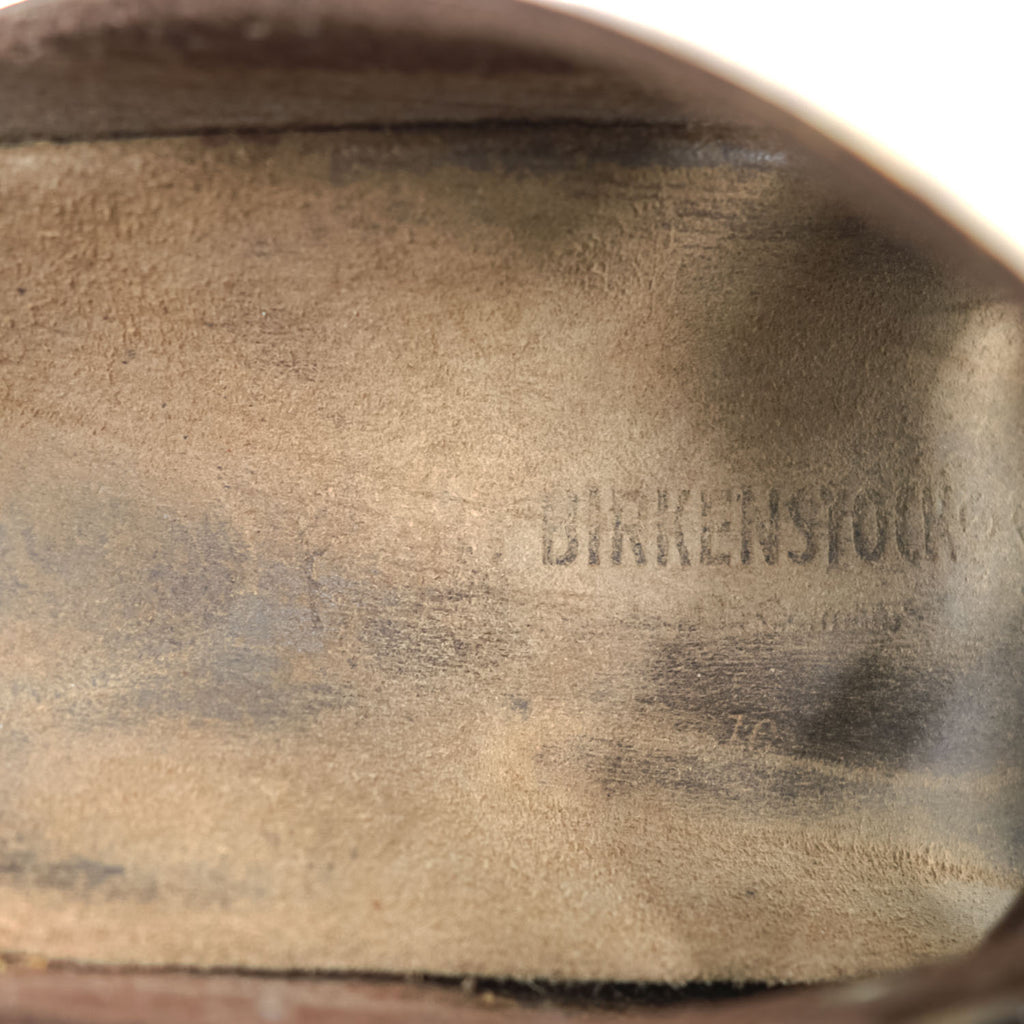 BIRKENSTOCK ドイツ製 ルカ LUCCA レザー スライドサンダル 27cm ブラウン レースアップ