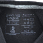Patagonia P-6 Logo, Pocket, Responsibility, T-Shirt, Size S, Black, Back Print, 38512