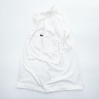 CHEMISE LACOSTE 90年代 ヴィンテージ ポロシャツ M ホワイト ワニロゴ コットン