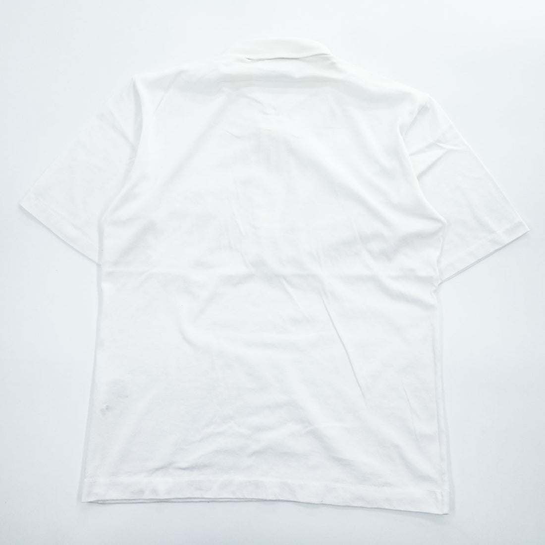 CHEMISE LACOSTE 90年代 ヴィンテージ ポロシャツ M ホワイト ワニロゴ コットン