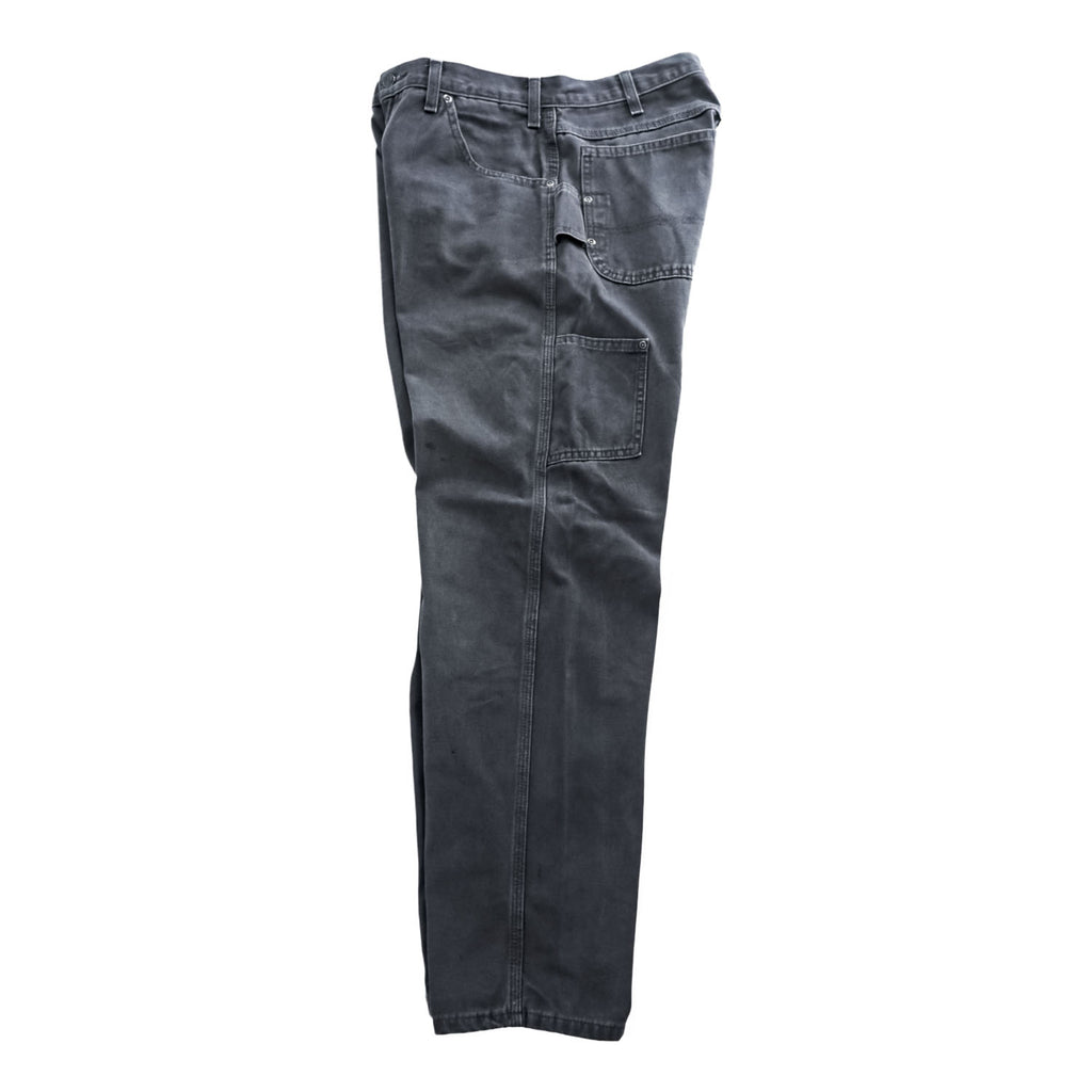 Dickies Faded Black Duck Carpenter Painter Pants Workwear Utility Pants W33 L32