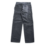 Dickies Faded Black Duck Carpenter Painter Pants Workwear Utility Pants W33 L32