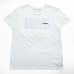 Patagonia P-6ロゴ オーガニックコットン Tシャツ S ホワイト バックプリント クルー REGULAR FIT 38587