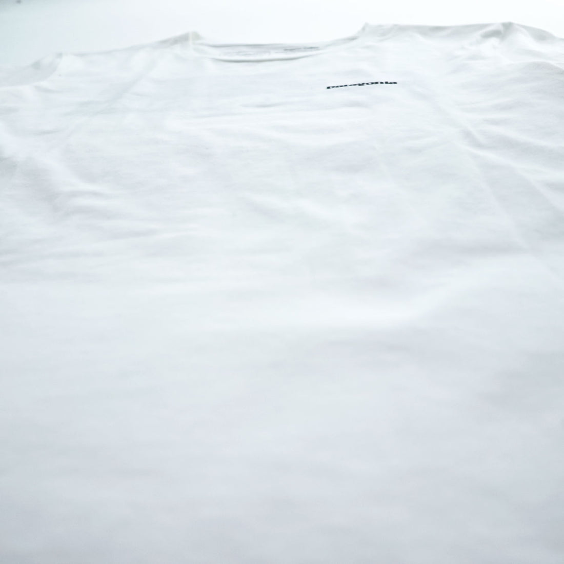Patagonia P-6ロゴ オーガニックコットン Tシャツ S ホワイト バックプリント クルー REGULAR FIT 38587