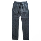EMPORIO ARMANI リネン イージーパンツ スリム スラックス XL グレー 麻100% ブルガリア製 未使用品 51P89S / 51S19