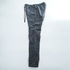 EMPORIO ARMANI リネン イージーパンツ スリム スラックス XL グレー 麻100% ブルガリア製 未使用品 51P89S / 51S19