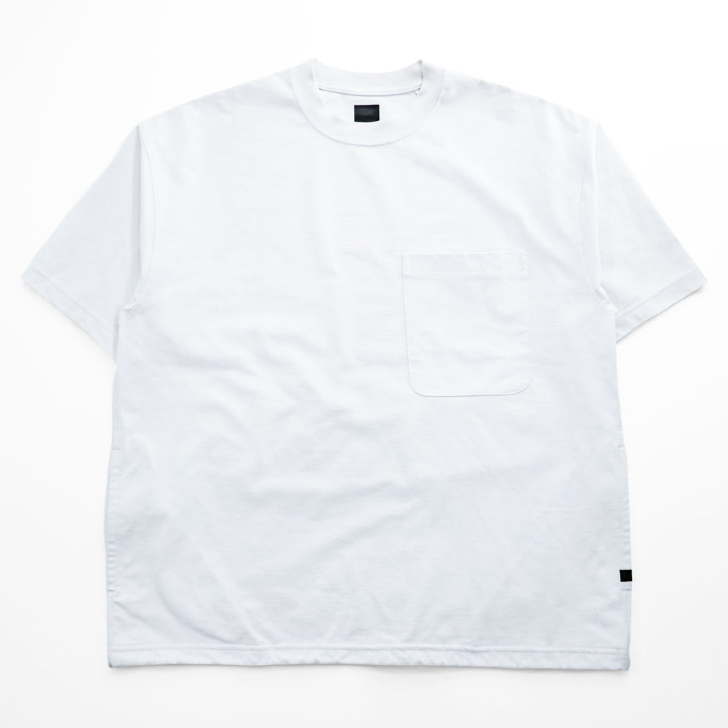DAIWA PIER39 ドローコード付き テック ポケット Tシャツ M ホワイト TECH TEE POCKET CREW BE-32024