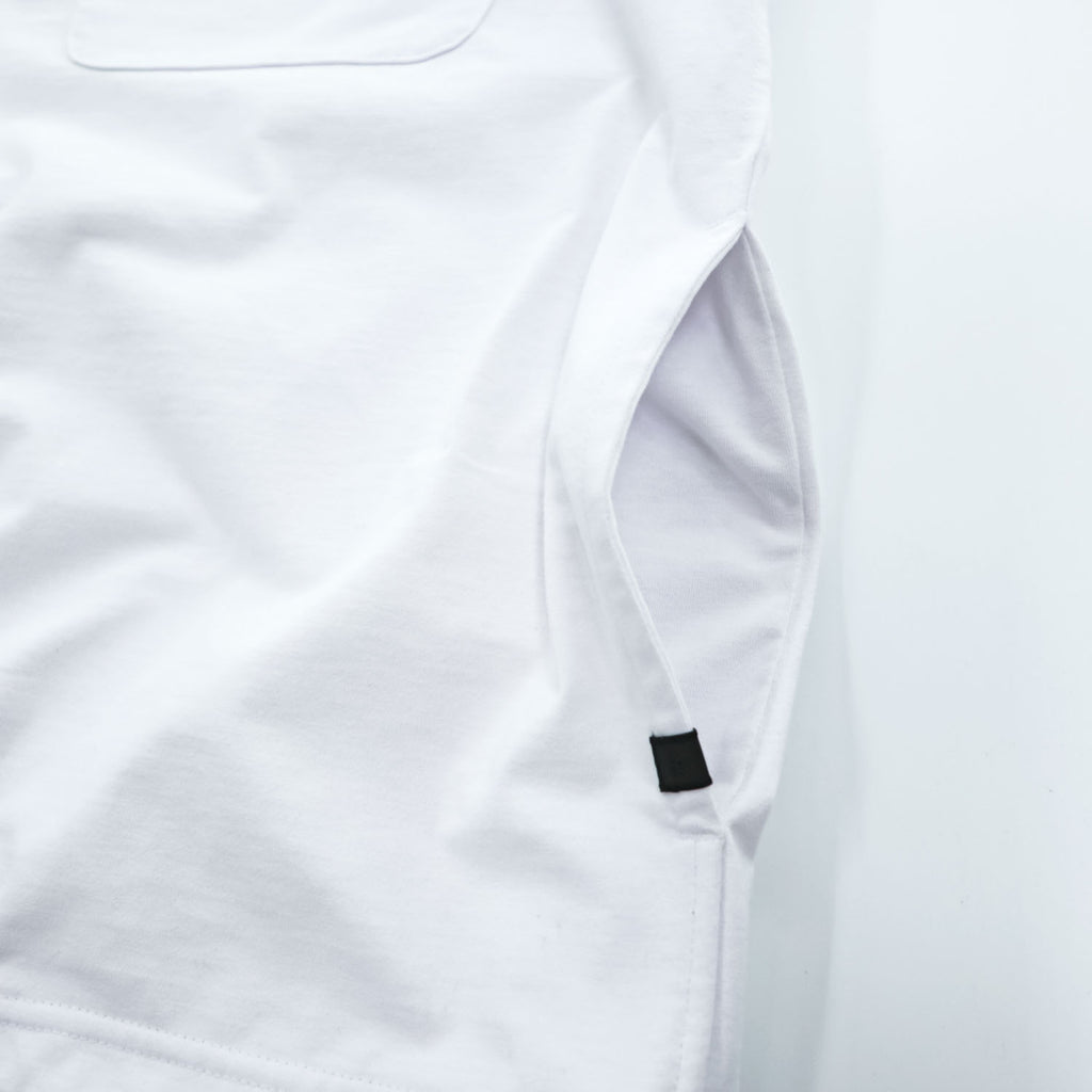 DAIWA PIER39 ドローコード付き テック ポケット Tシャツ M ホワイト TECH TEE POCKET CREW BE-32024