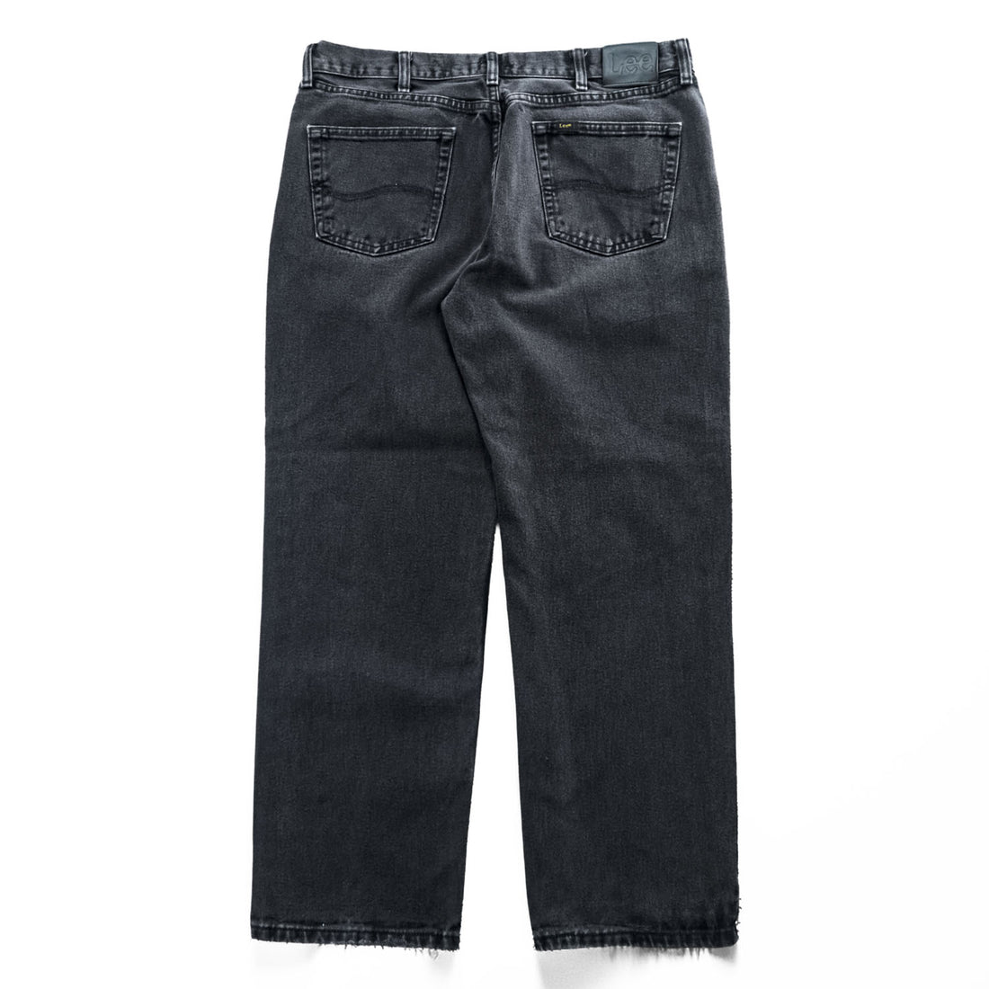 Lee ブラックデニムパンツ ジーンズ XL ブラック フェード RELAXED FIT ジッパーフライ 2055508