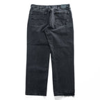 Lee ブラックデニムパンツ ジーンズ XL ブラック フェード RELAXED FIT ジッパーフライ 2055508